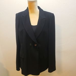 Armani Collezoni black textured blazer